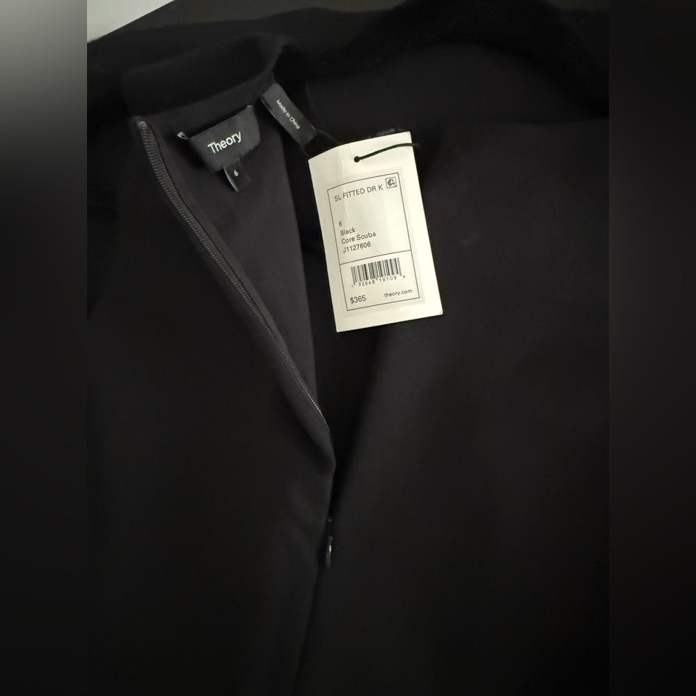 Theory Classic Black Midi Dress - Picture 5 of 7